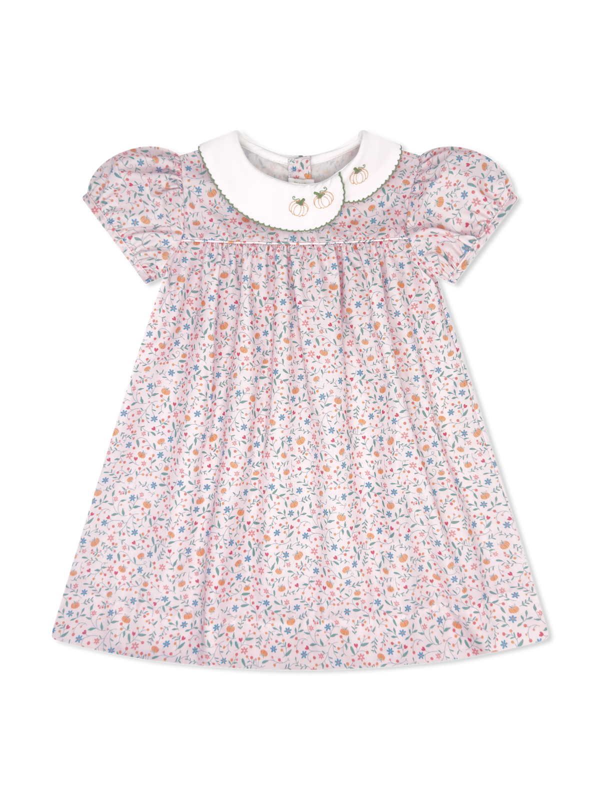 Eloise Dress in Pumpkin Grove Floral