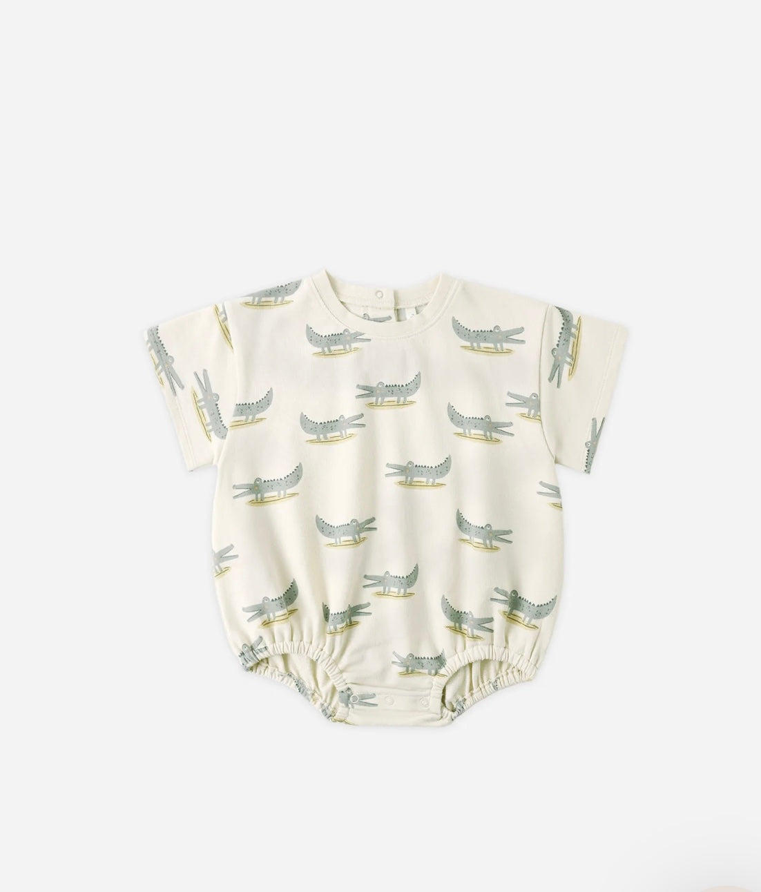 Relaxed Bubble Romper Alligators