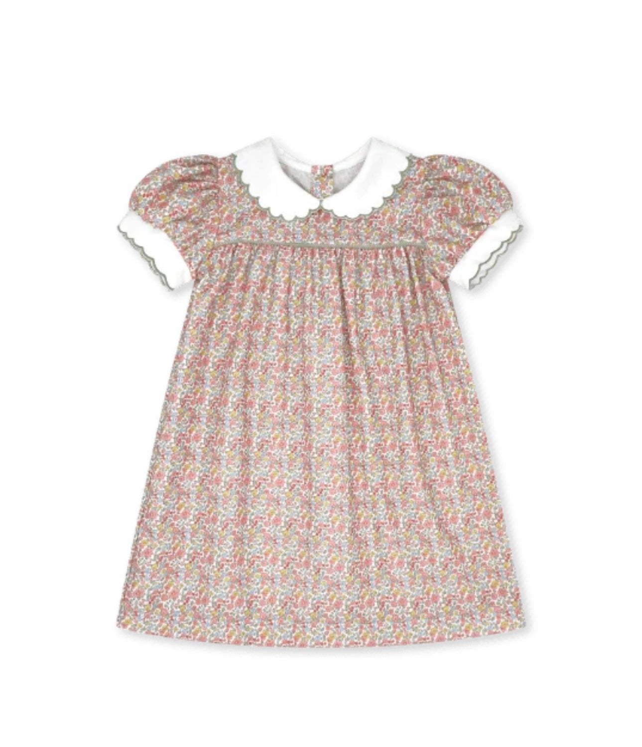 Memory Making Scallop Dress in Autumn Garden