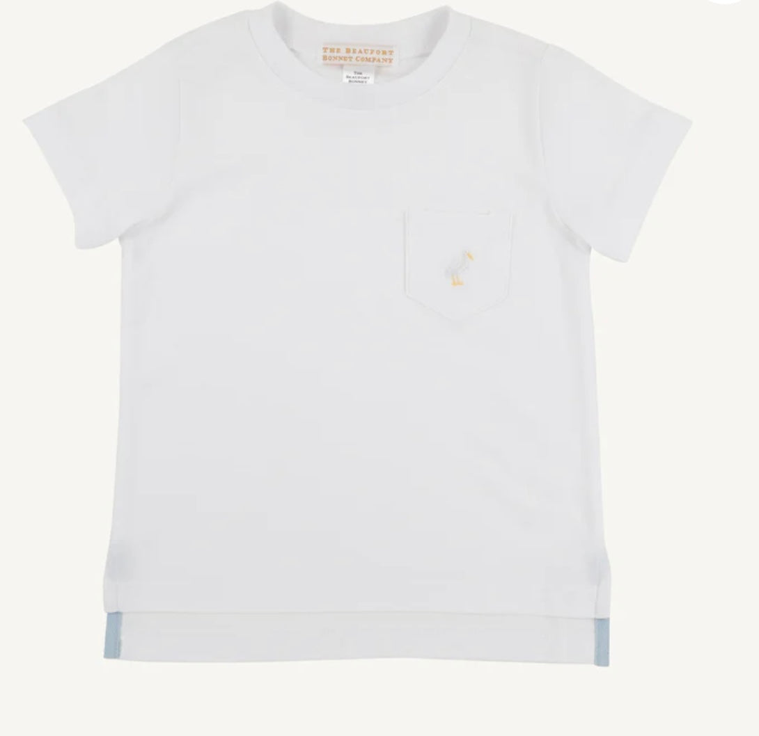 Carter Crewneck in Worth Avenue White