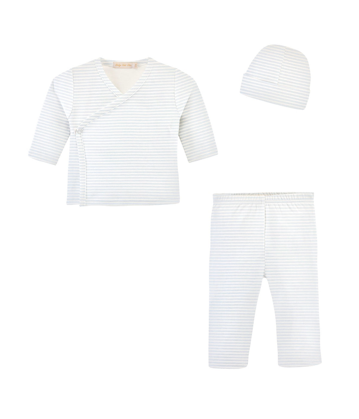 Light Blue Stripes Printed Take Me Home Set
