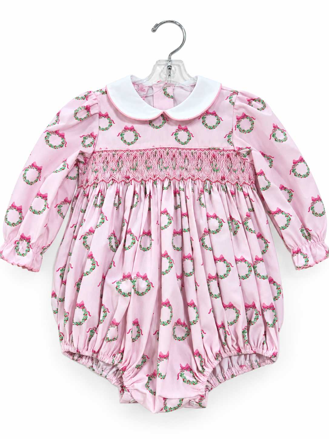 Pink Wreath Girls Bubble