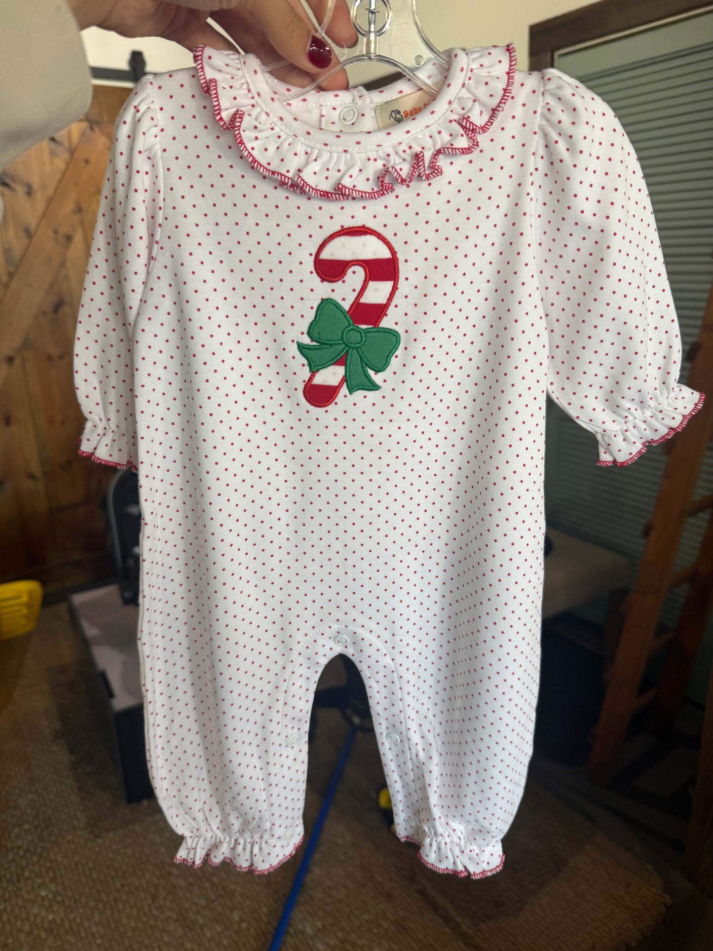 Candy Ruffle Neck Romper