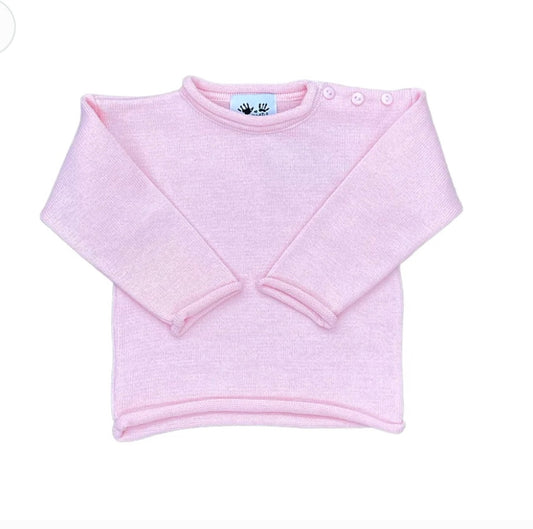 Fingerprint Roll Neck Sweater
