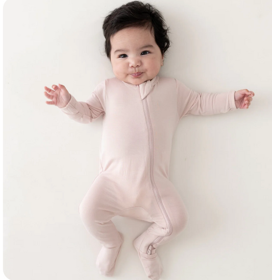 Kyte Footie in Blush