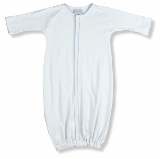Lullaby Set Snuggle Me Gown - White/Blue