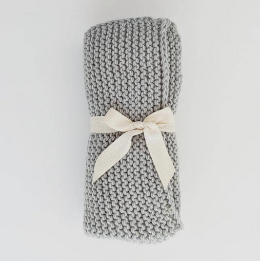 Garter Stitch Knit Blanket