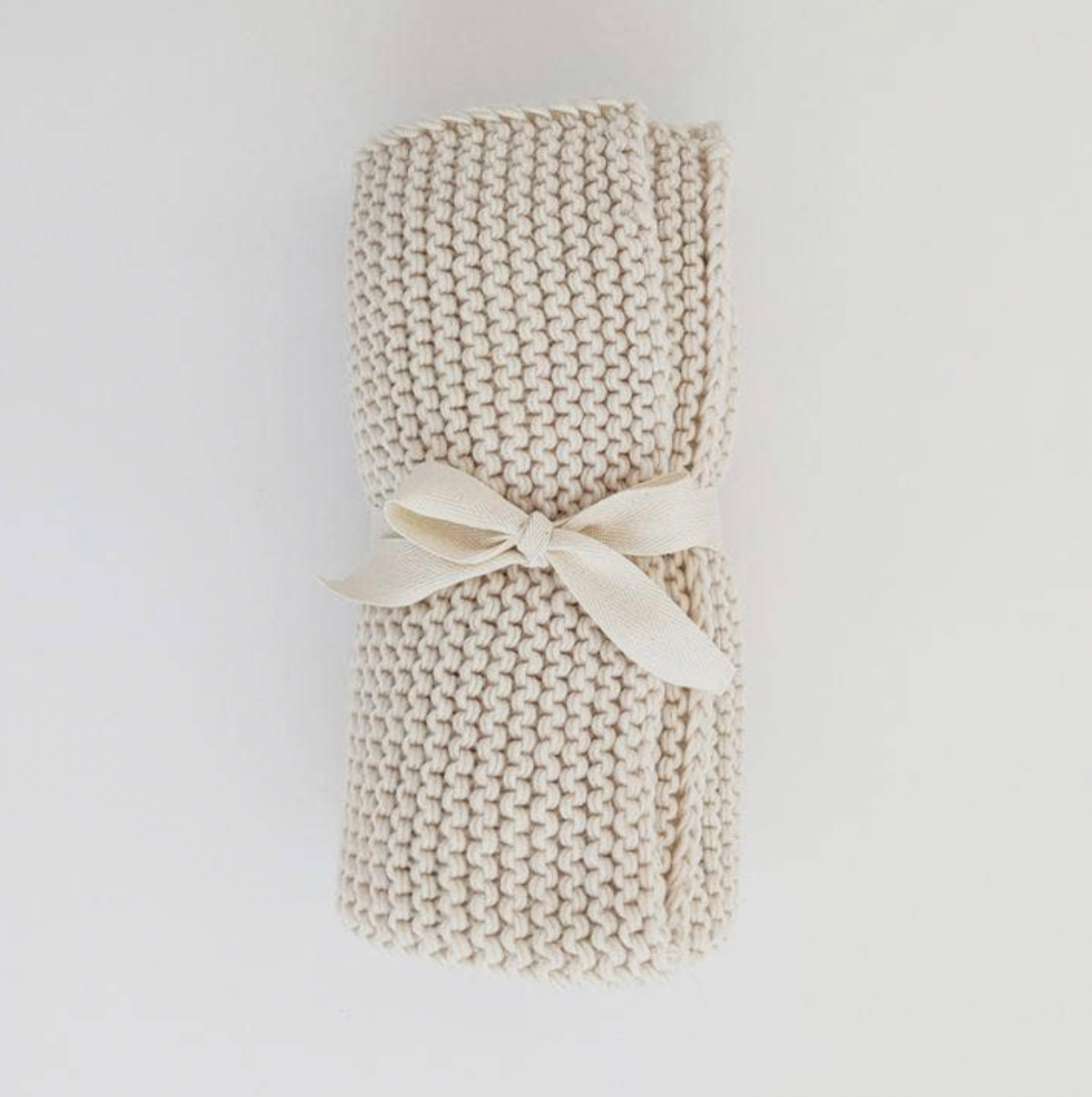 Garter Stitch Knit Blanket