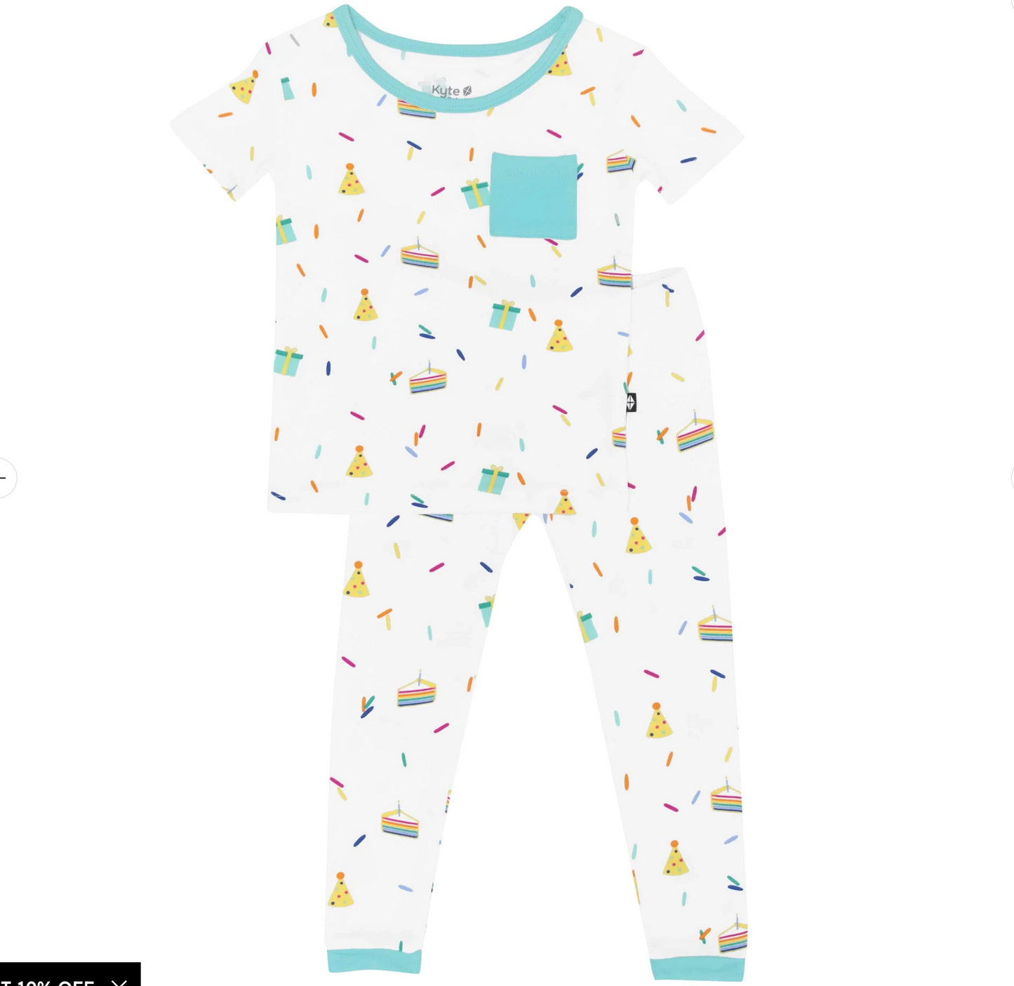 Kyte Short Sleeve Pajamas Cloud Party