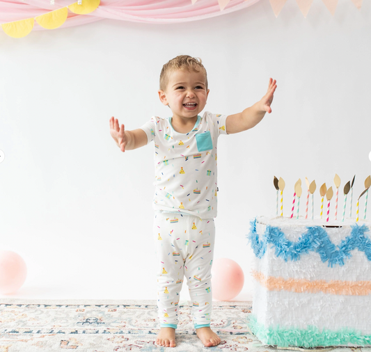 Kyte Short Sleeve Pajamas Cloud Party