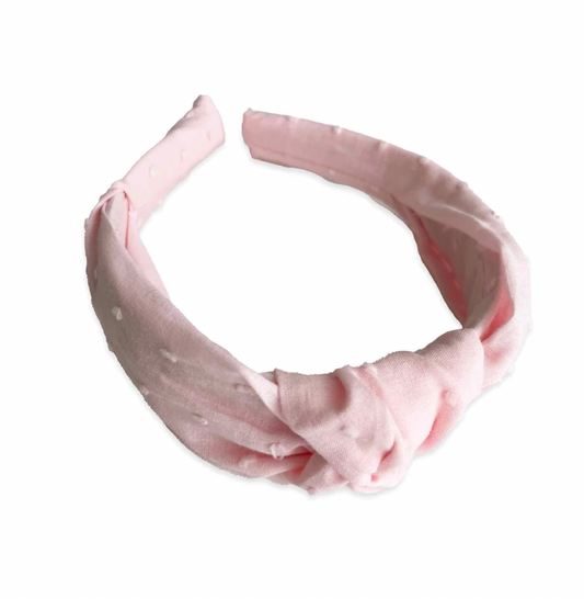 Eva's House Swiss Dot Knotted Headband
