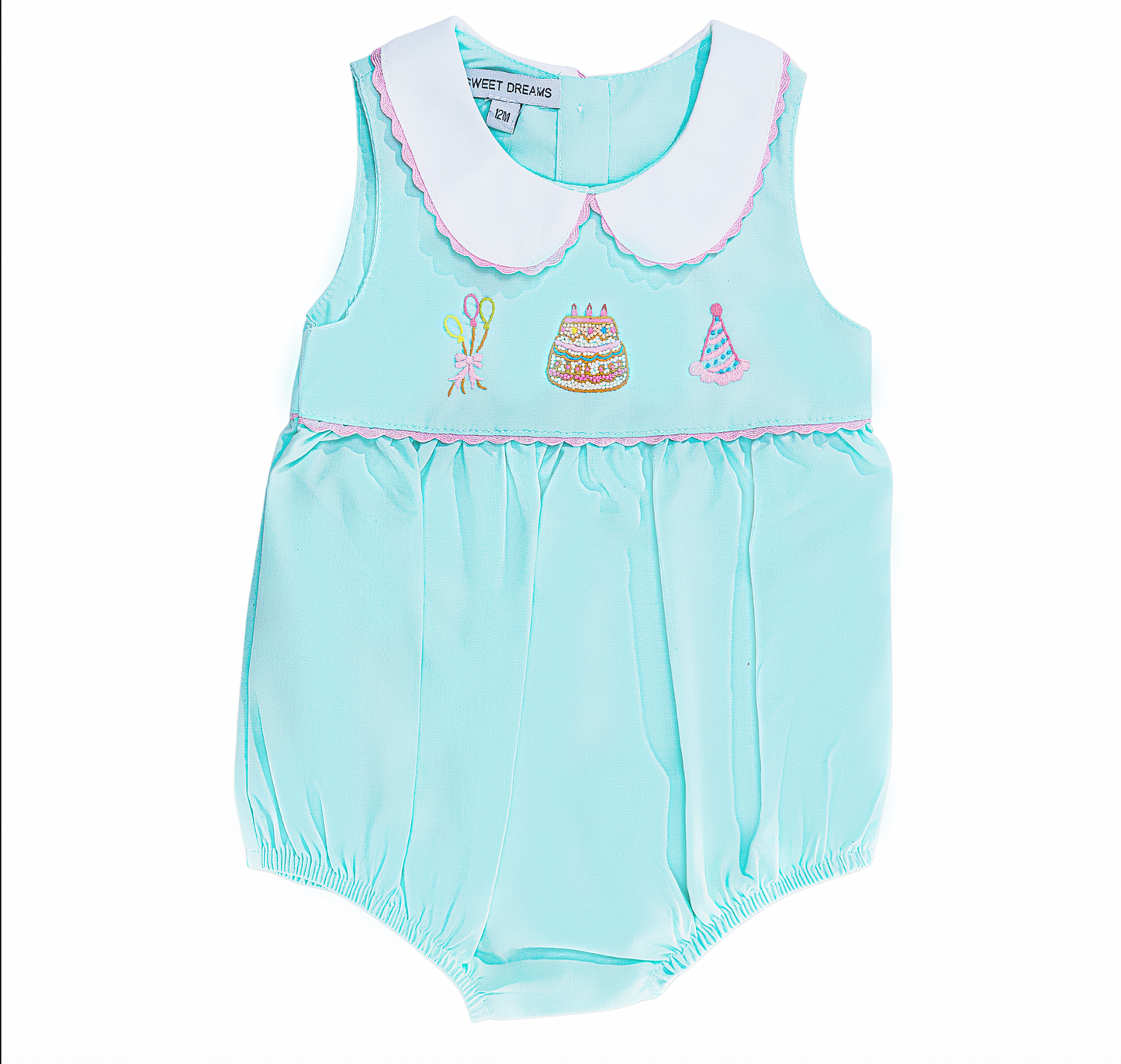 Happy Birthday Mint Bubble -Girl