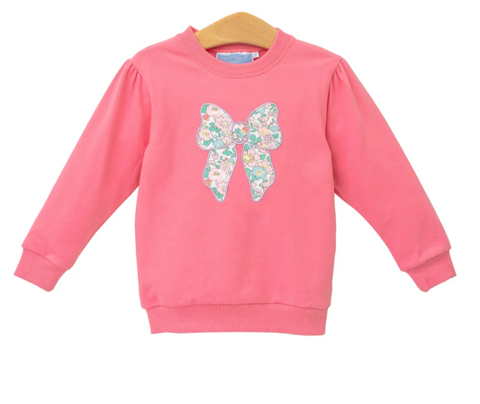 French Terry Pullover- Bow