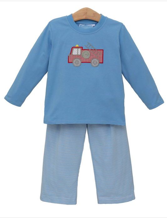 Fire Truck Pants Set