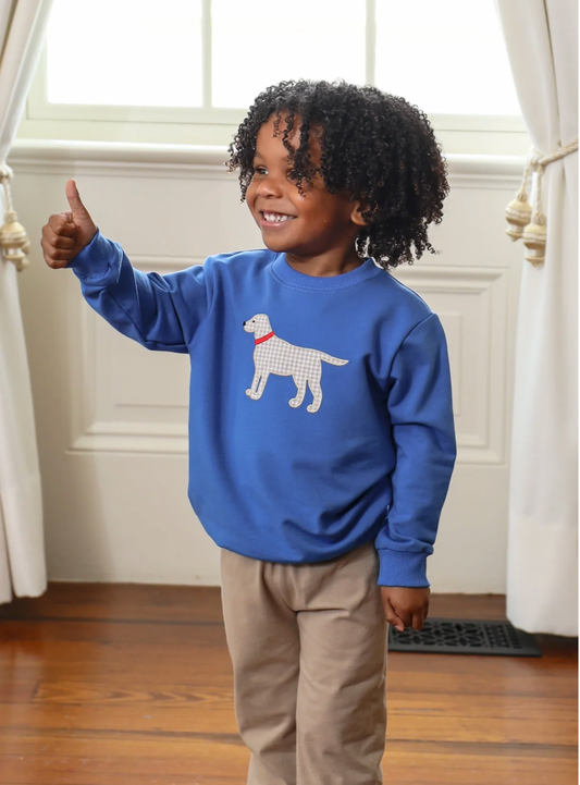 French Terry Pullover in Dog