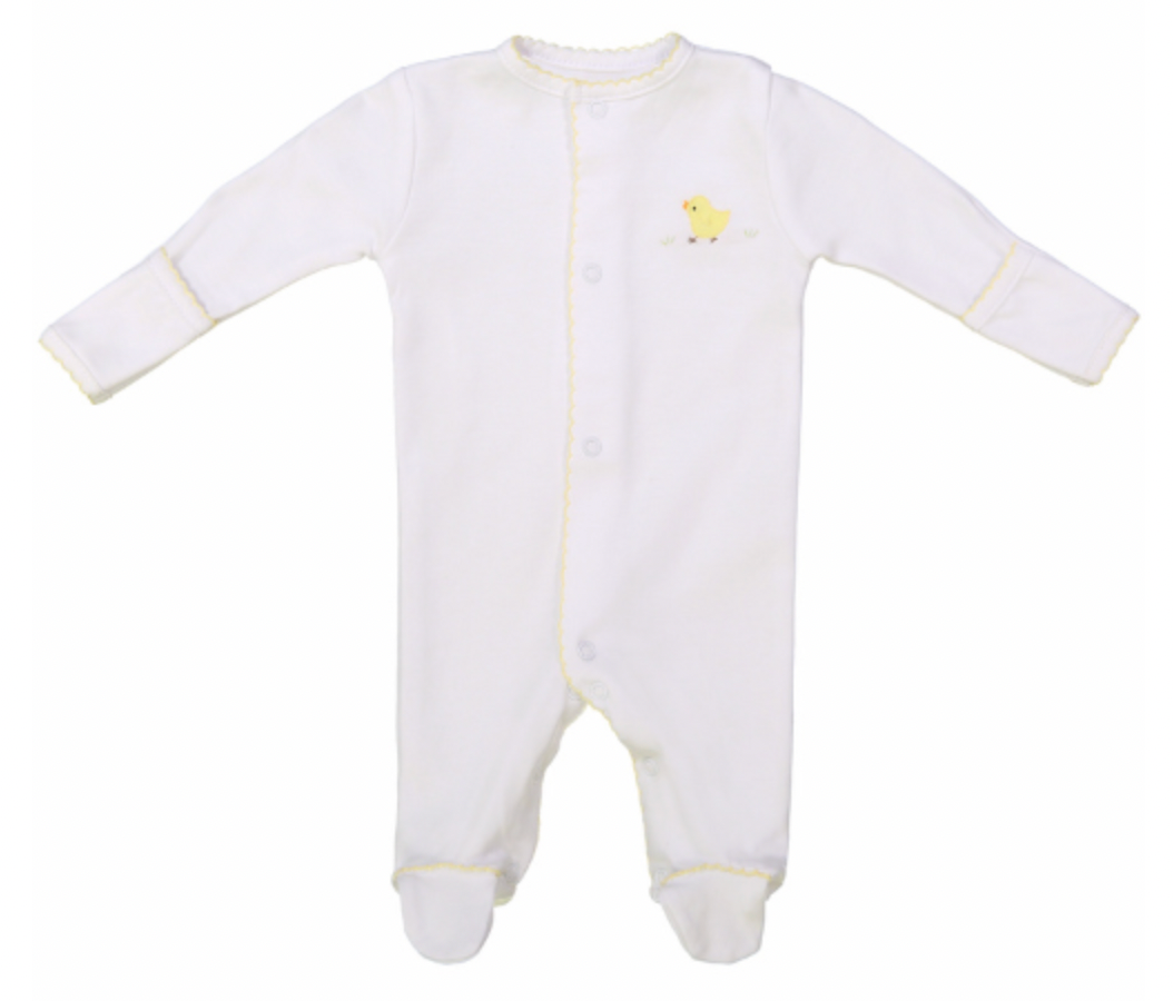 Preemie Pima Baby Chick Romper