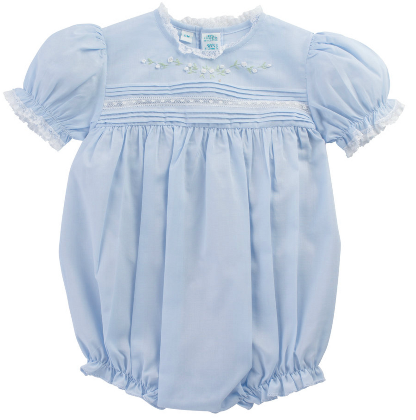 Floral Bullions & Lace Romper