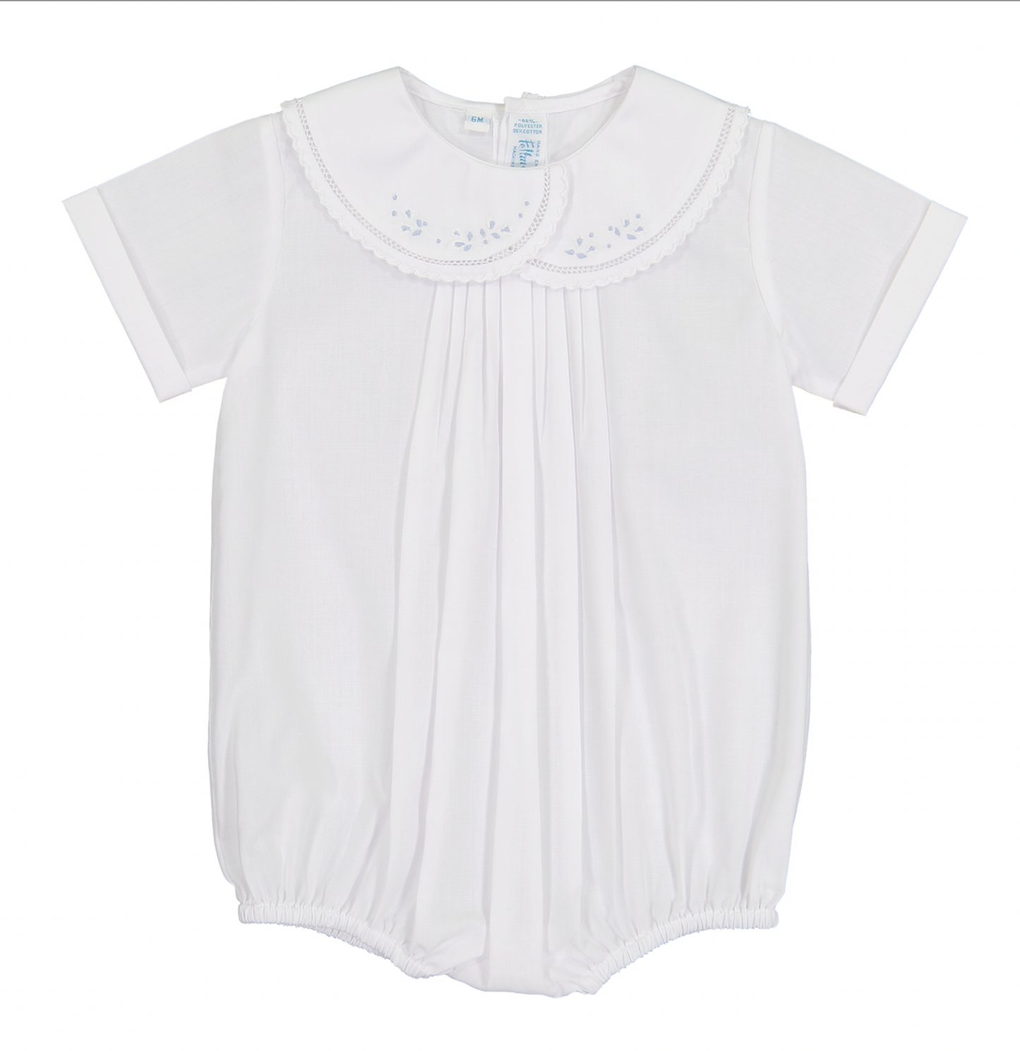 Vintage Leaf Embroidered Creeper