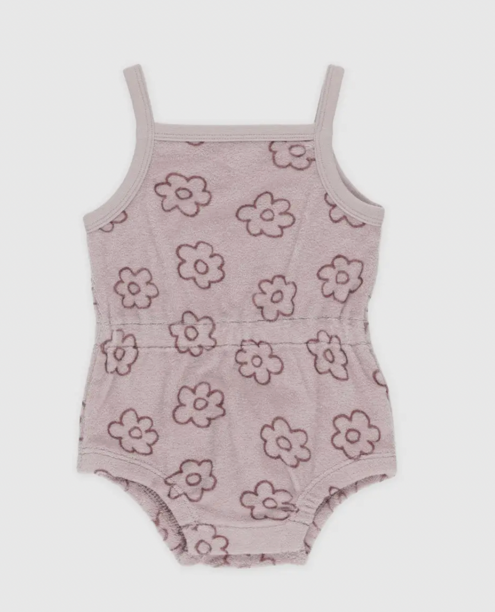 Terry Cinch Romper - Daisy