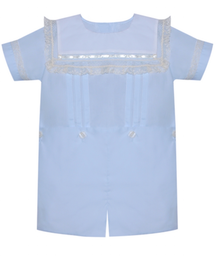 Blue Brooks Button On