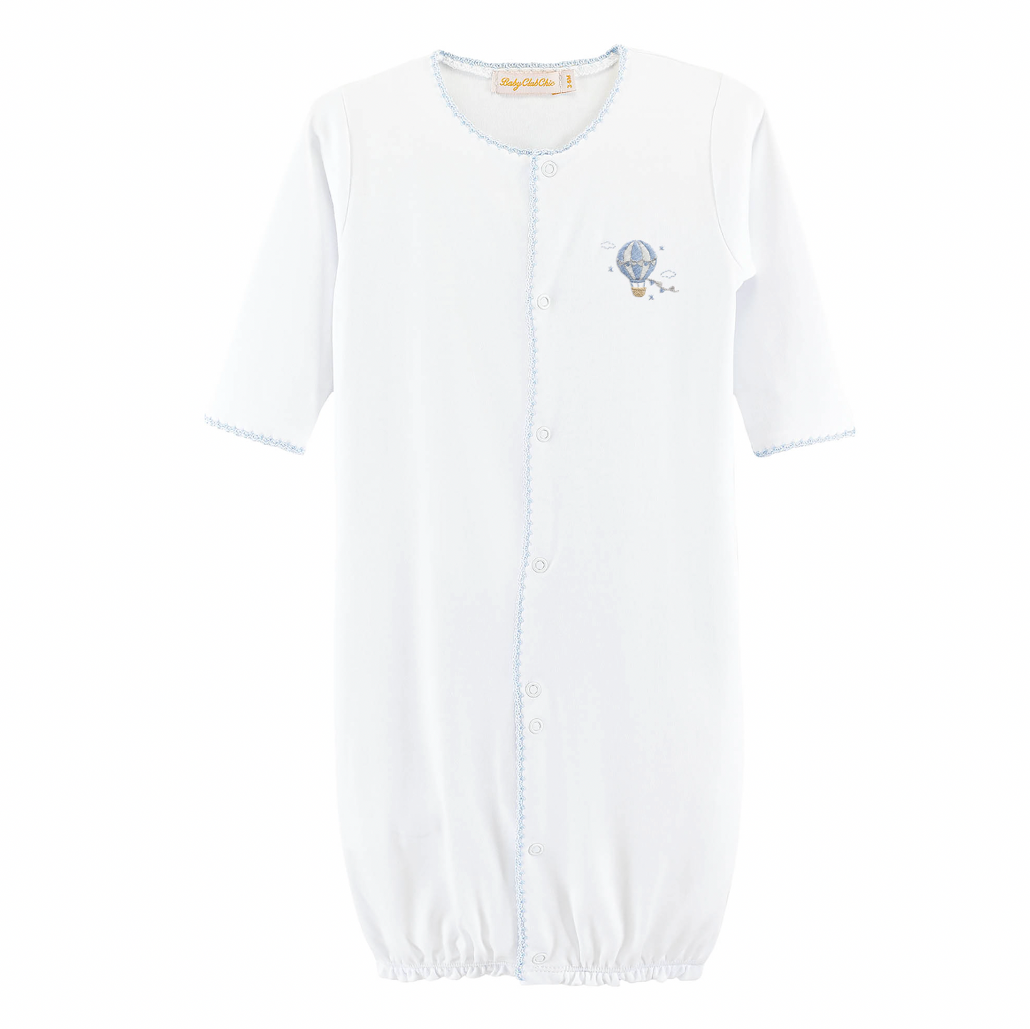 Let's Fly Together Converter Gown with Crochet Trim