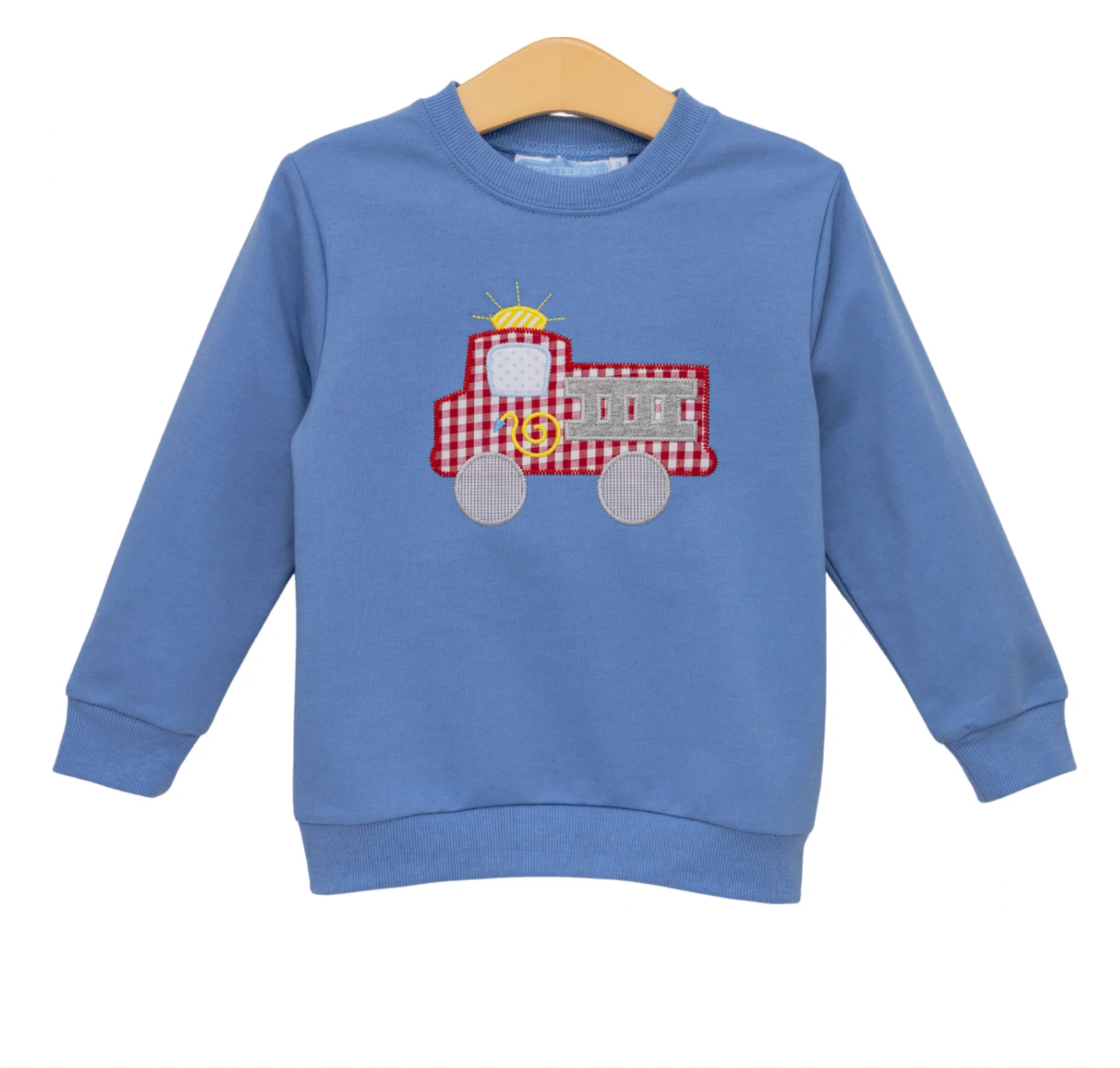 French Terry Pullover - Fire Truck