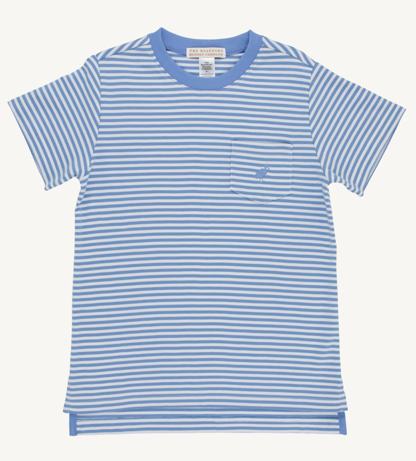 Carter Crewneck in Sunrise Blvd Blue Stripe