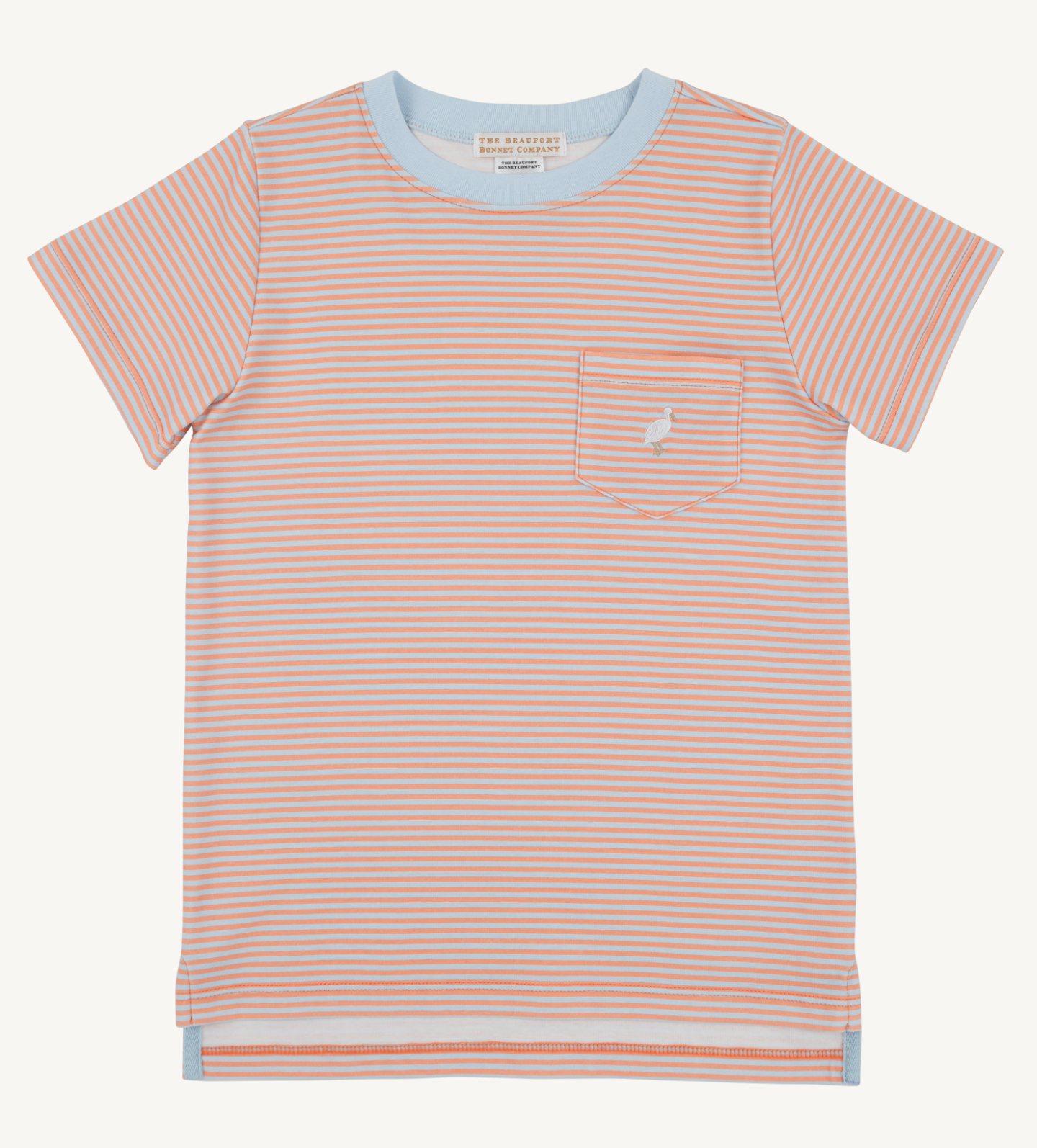 Carter Crewneck Sea Shore Sherbet & Buckhead Blue Stripe