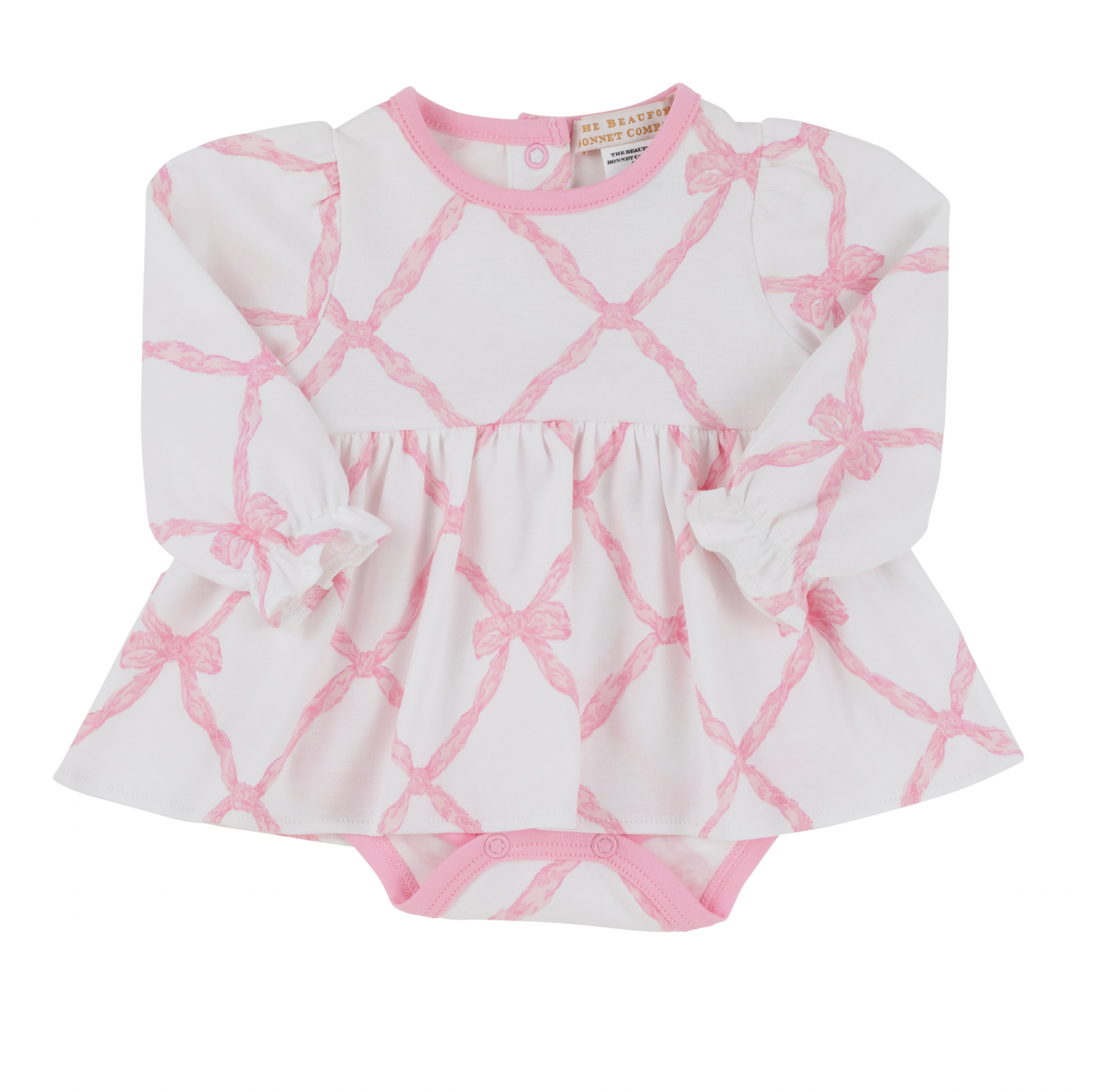 LS Daisy Diaper Cover Dress in Belle Meade Bow