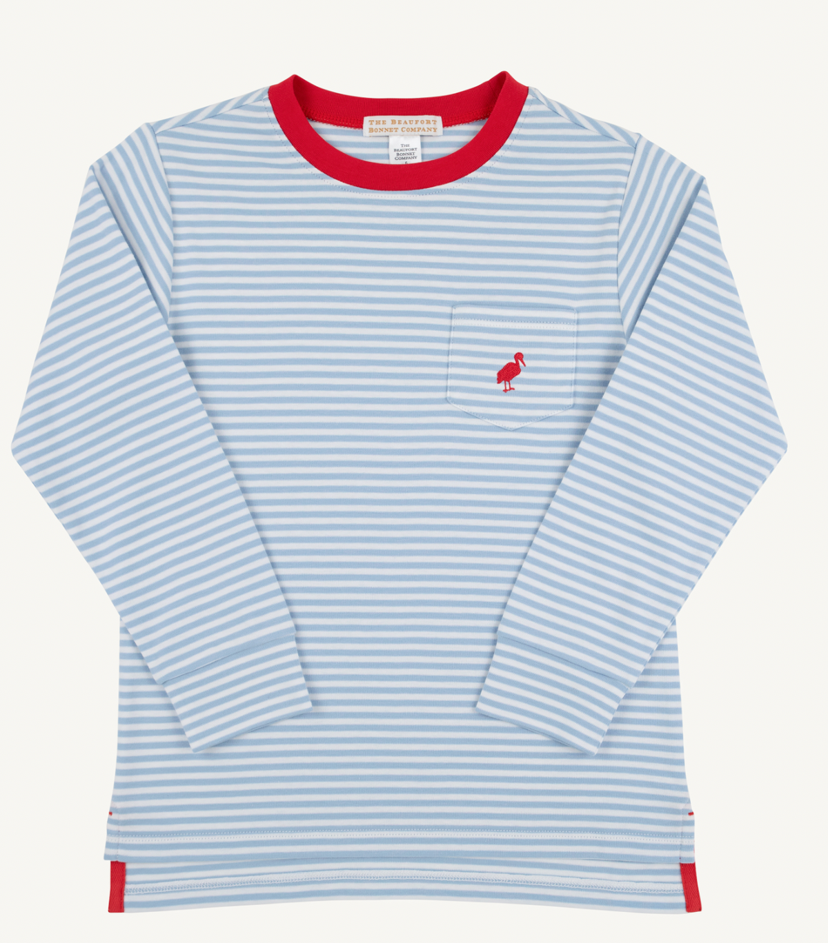 LS Carter Crewneck in Barrington Blue Stripe