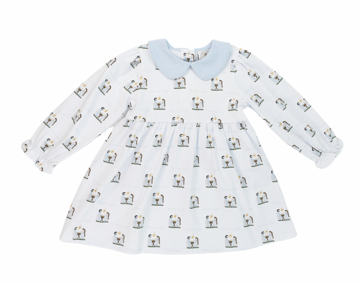LS Oh Holy Night Girls Classic Collins Dress