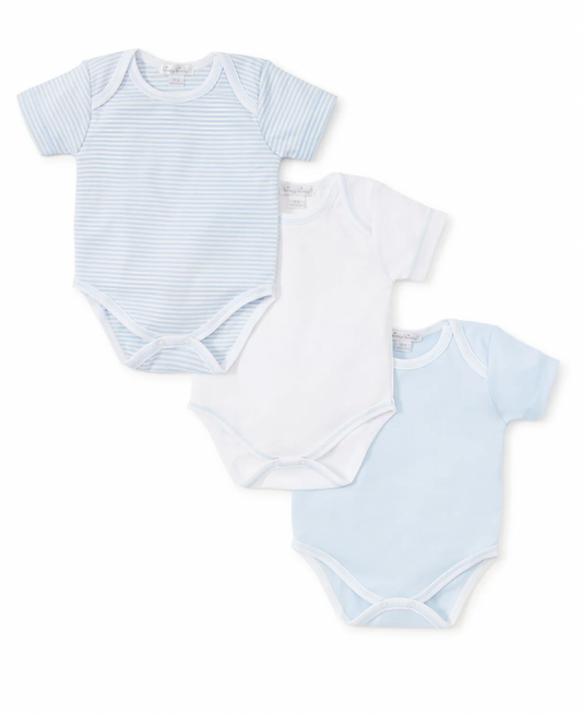 Simples Stripes Blue 3 Pack Bodysuit Set