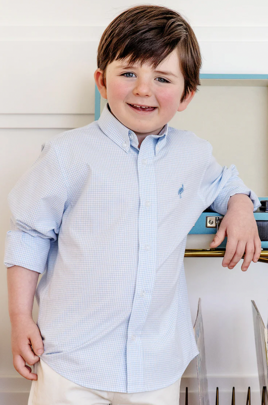 Dean's List Dress Shirt in Barrington Blue