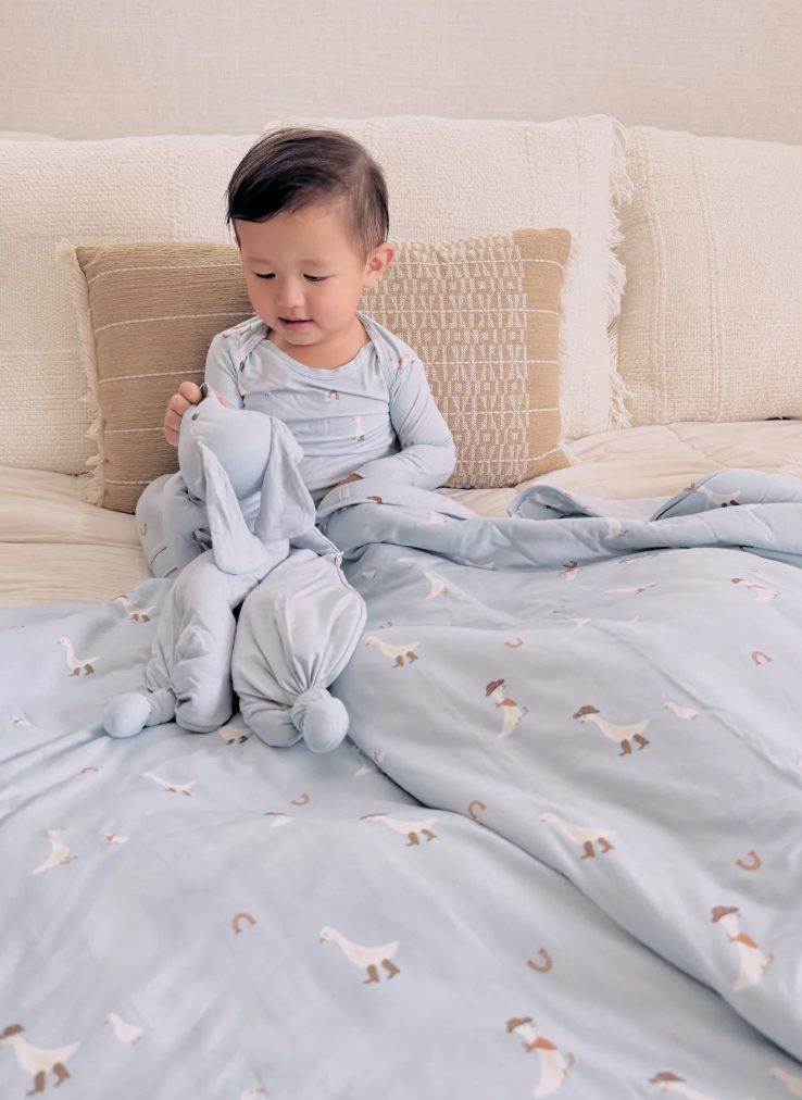 Cloud Blanket in Cowboy Goose