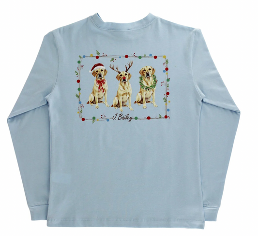 Christmas Labs Long Sleeve Logo Tee