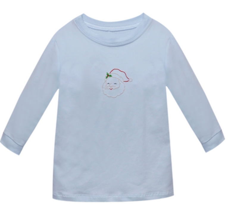 Santa Embroidered Shirt