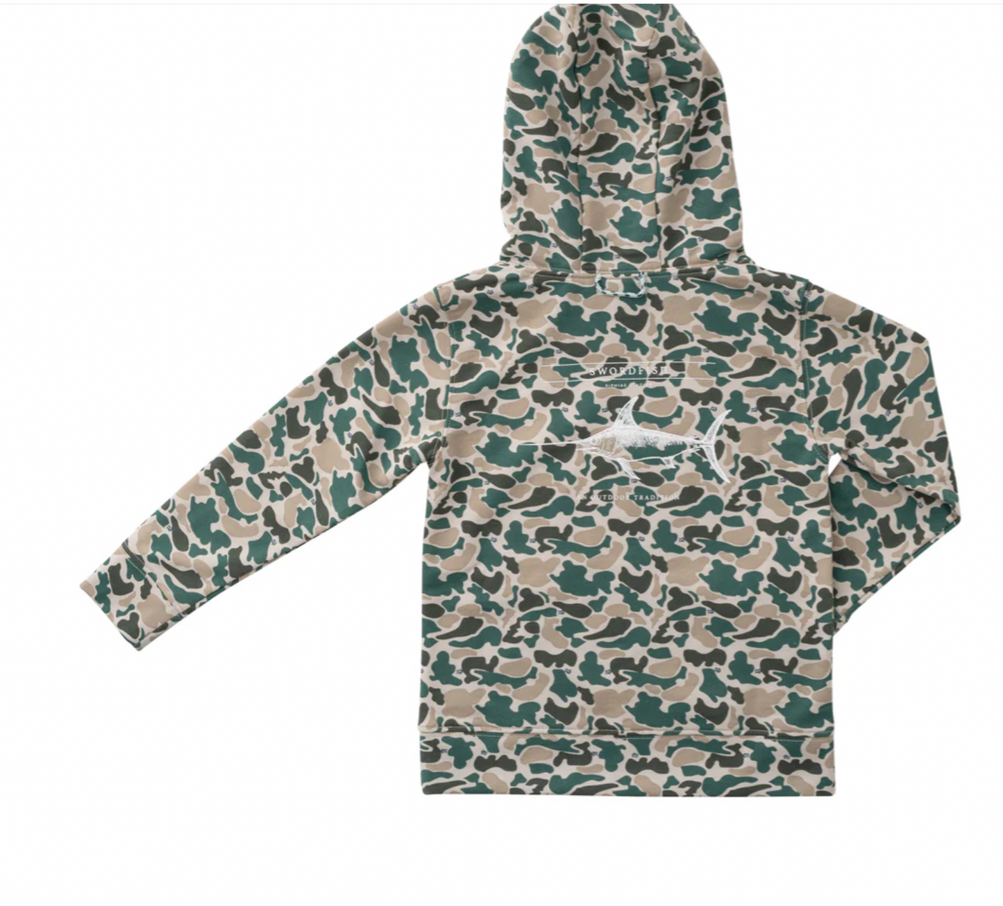 Boys Spinnerbait Sweatshirt In Neutral Camo