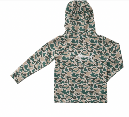 Reflective Rain Jacket In Natural Camo
