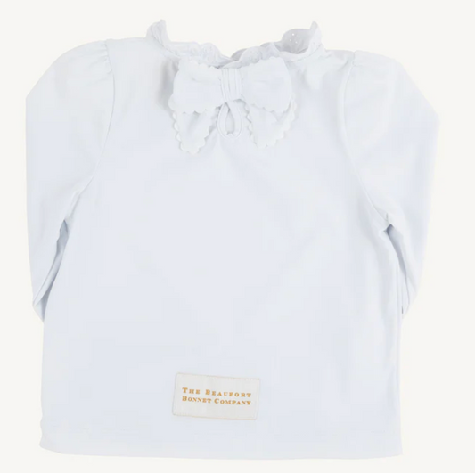 Winnie's Wave Spotter Swim Shirt - Worth Avenue White