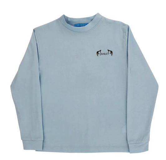 LS Logo Tee Antler Dog on Bayberry