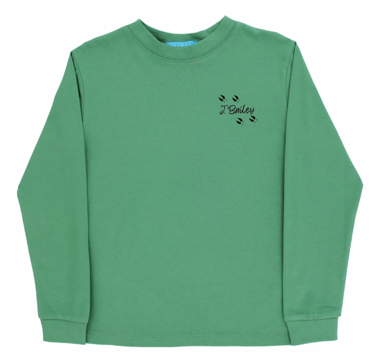 LS Logo Tee Buck on Sage
