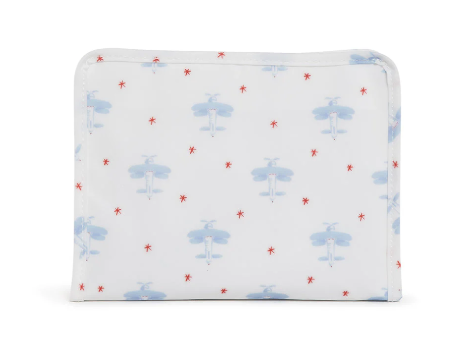 ROADIE MEDIUM Zip Pouch - DAVID'S AIRPLANE