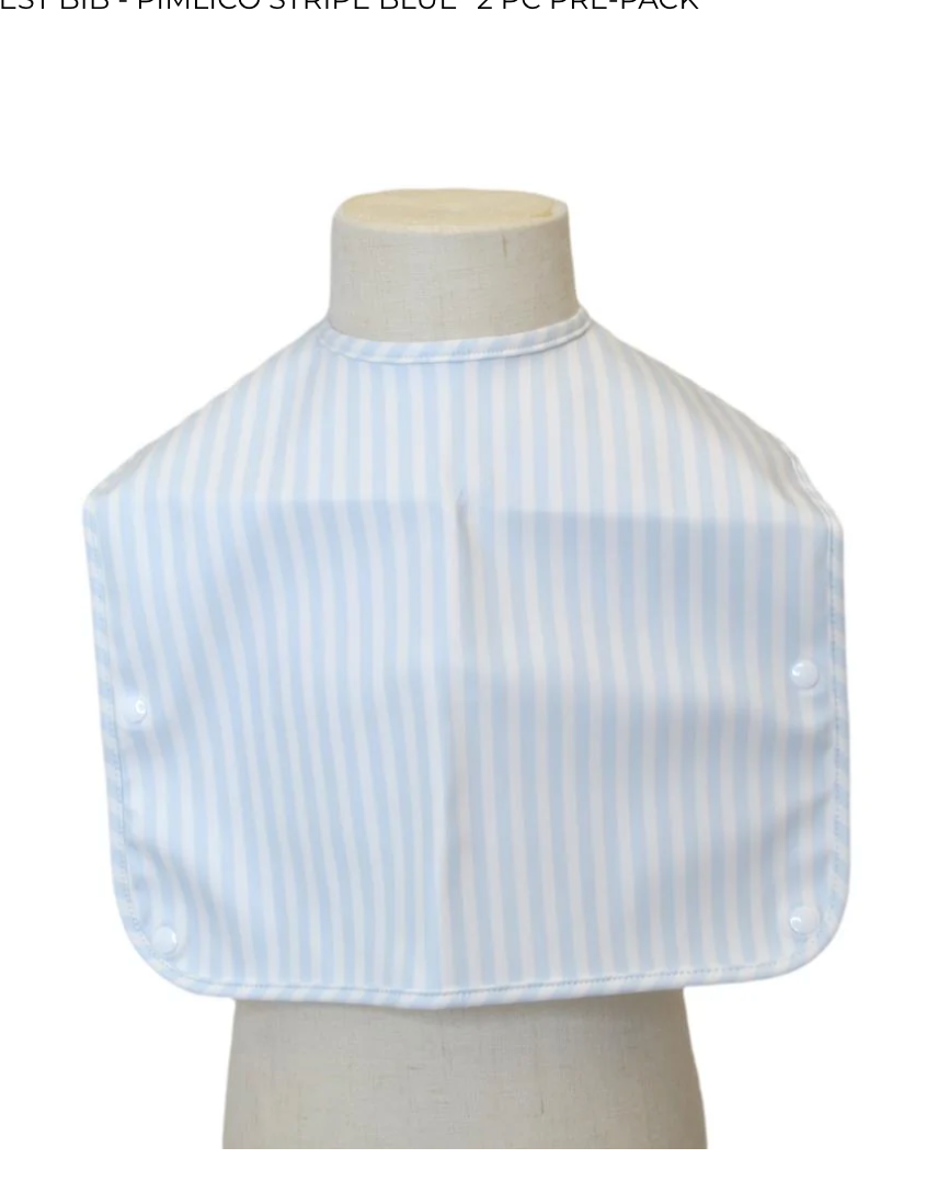 BEST BIB - PIMLICO STRIPE BLUE