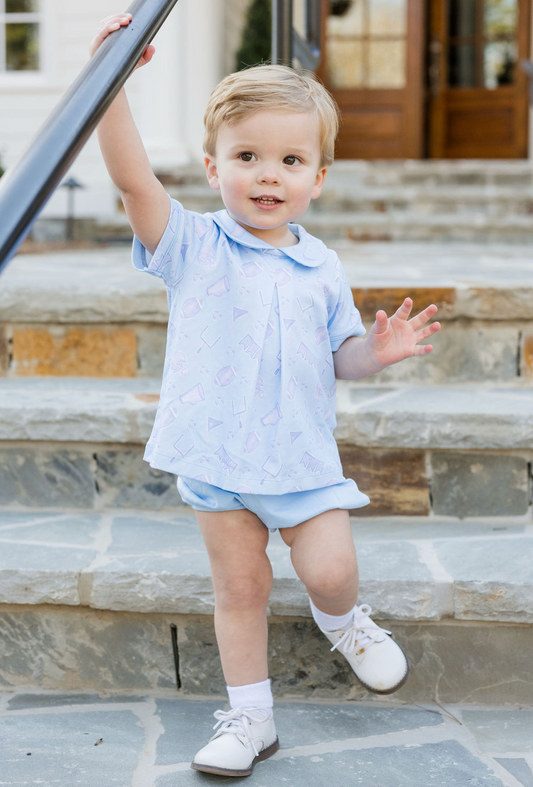 James and Lottie Rory Diaper Set in Game On