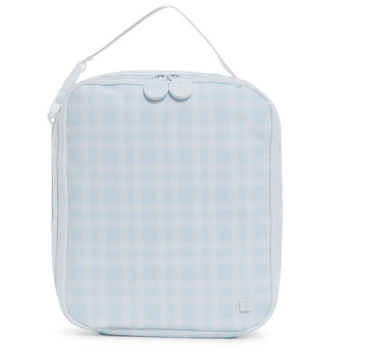 TRVL Plimlico Blue Plaid Lunchbox