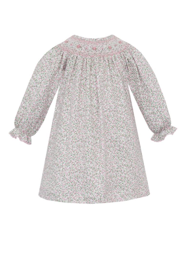 Pink Liberty Floral Bishop Dress