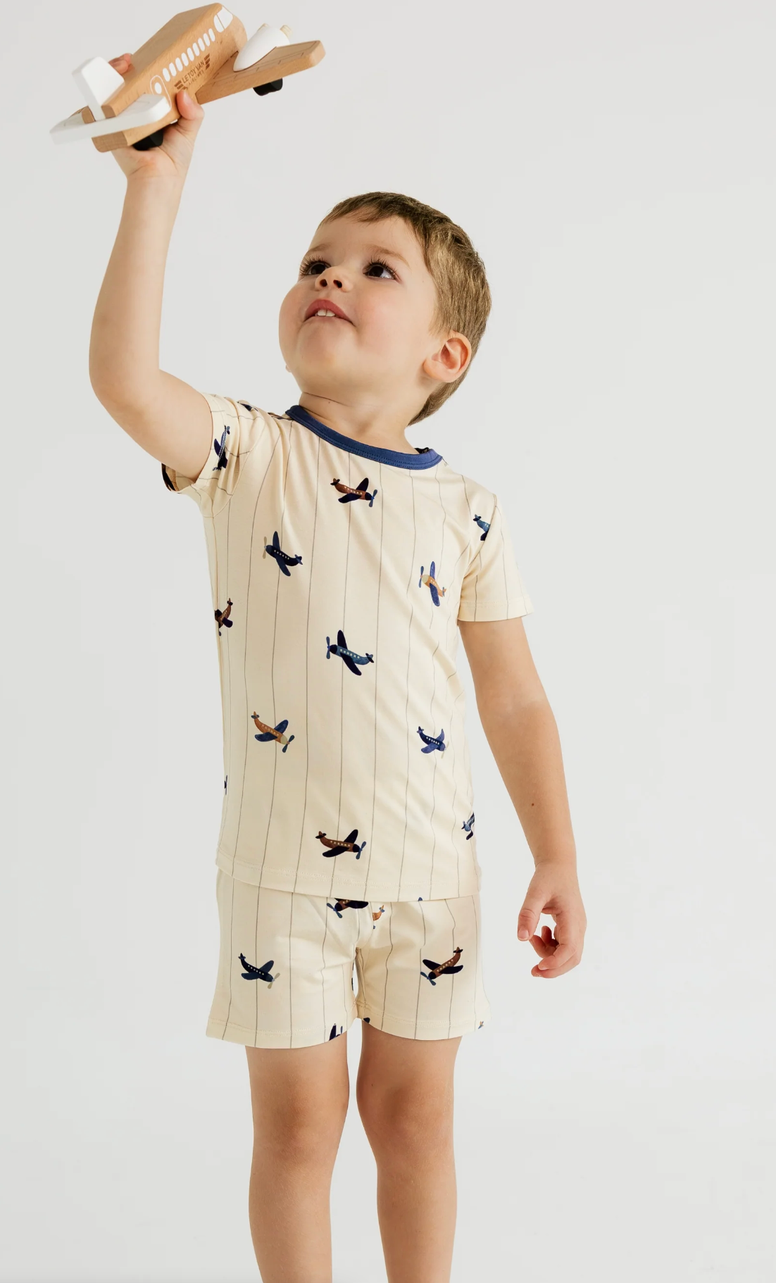 Airplane Two Piece Short Set