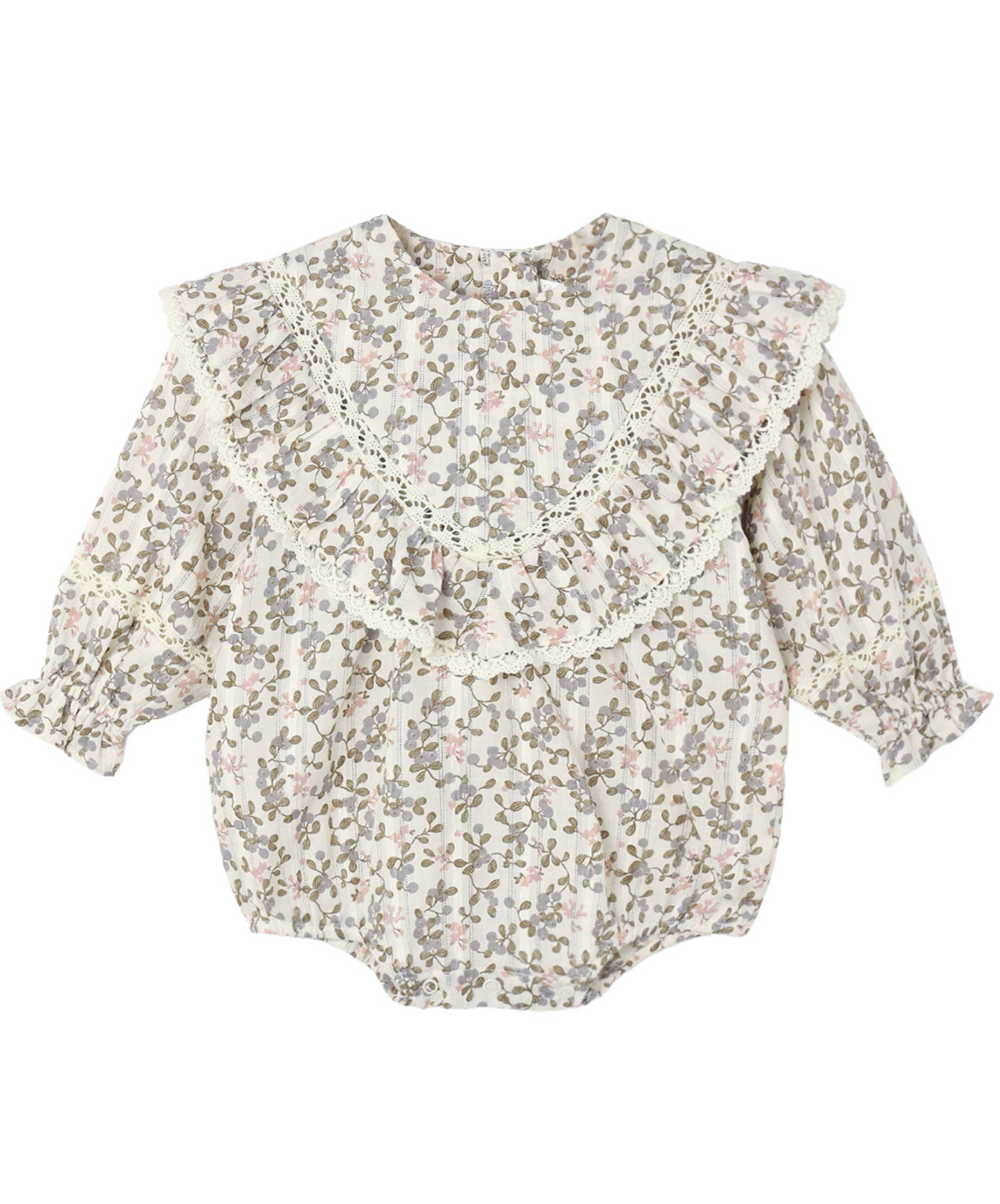 Winnie Romper in Winter Garden