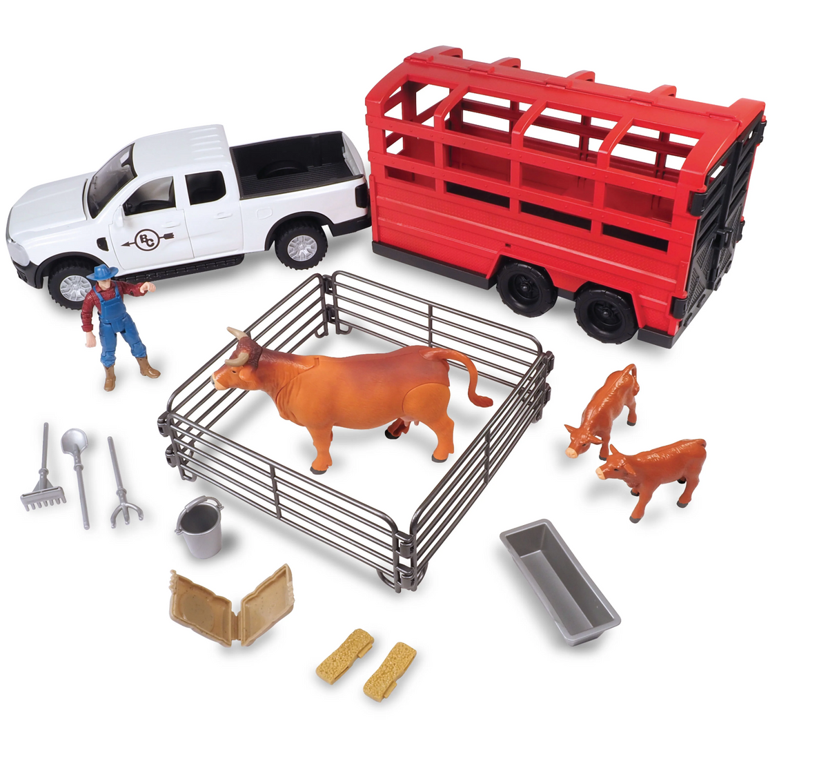 Cattle Truck & Trailer Play Set