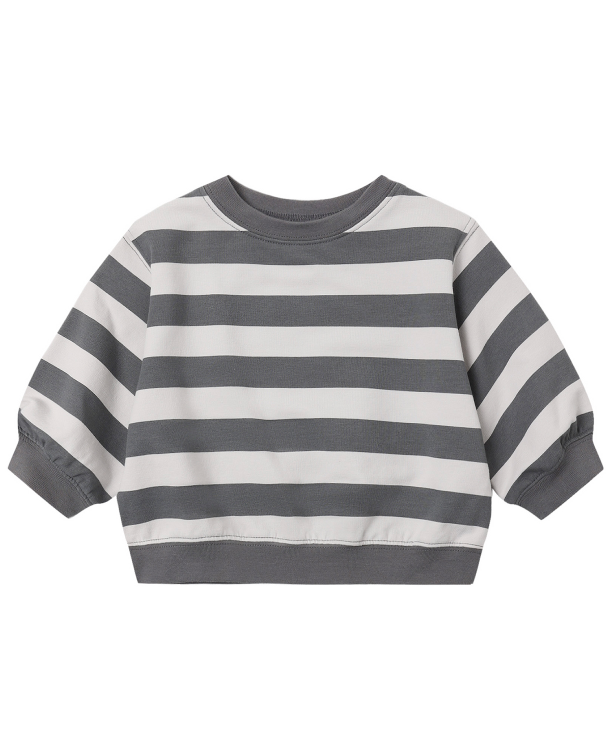 Oversized Crew Sweatshirt - Midnight Stripe